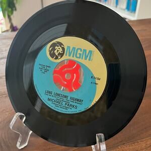 MIchael Parks Long Lonesome Highway / Mountain High 7" 45rpm 1970 MGM K-14104